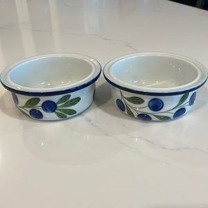 Dansk Blue Berries 5 inch Ramekins